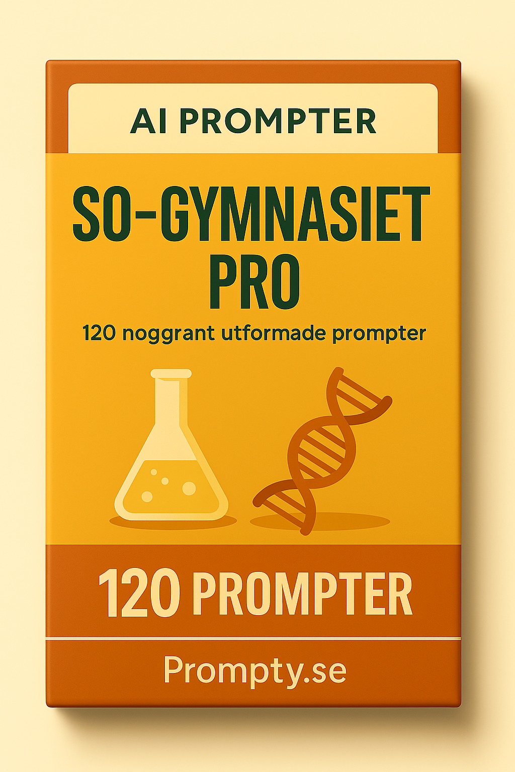 Produktbild för SO – Gymnasiet – Komplett 4-i-1 Paket – Digitalt AI-promptpaket i PDF-format från Prompty.se