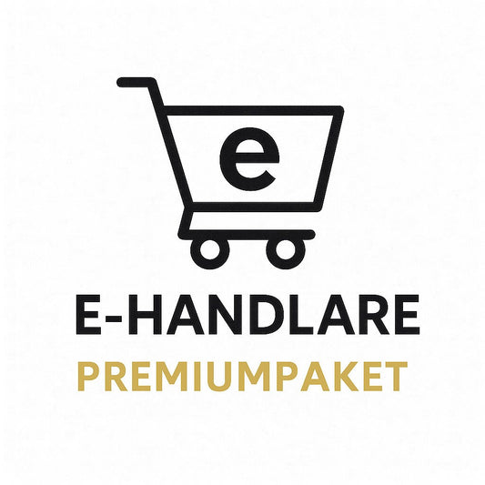 Produktbild för E-handlare - Premiumpaket – Digitalt AI-promptpaket i PDF-format från Prompty.se