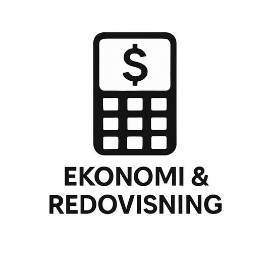 Produktbild för Ekonomi & Redovisning - Standardpaket – Digitalt AI-promptpaket i PDF-format från Prompty.se