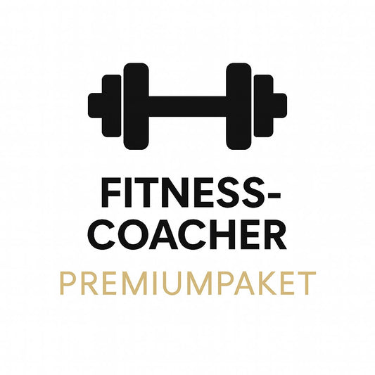 Produktbild för Fitnesscoacher - Premiumpaket – Digitalt AI-promptpaket i PDF-format från Prompty.se