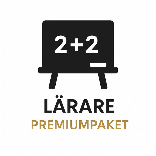 Produktbild för Lärare - Premiumpaket – Digitalt AI-promptpaket i PDF-format från Prompty.se